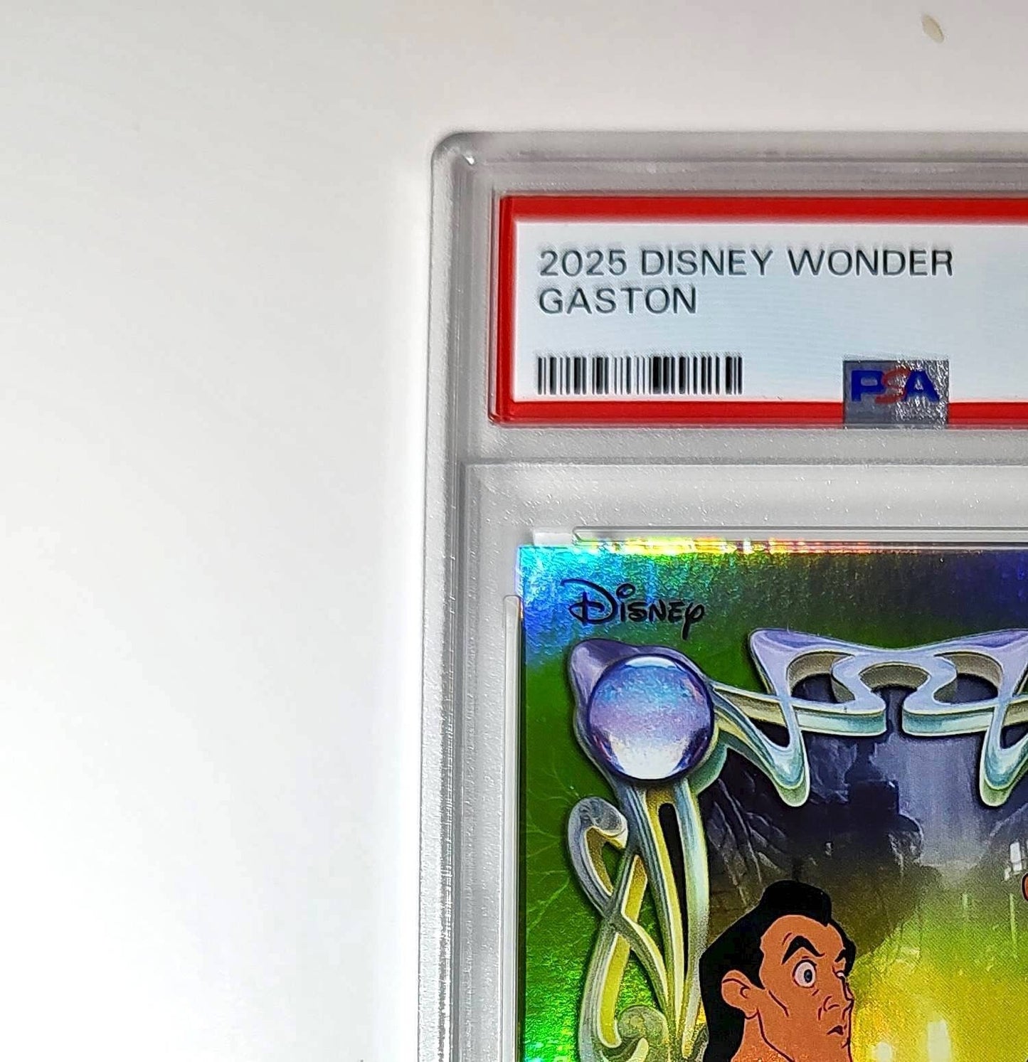 Gaston 2025 Topps Disney Wonder #177 Card Beauty and the Beast PSA 9
