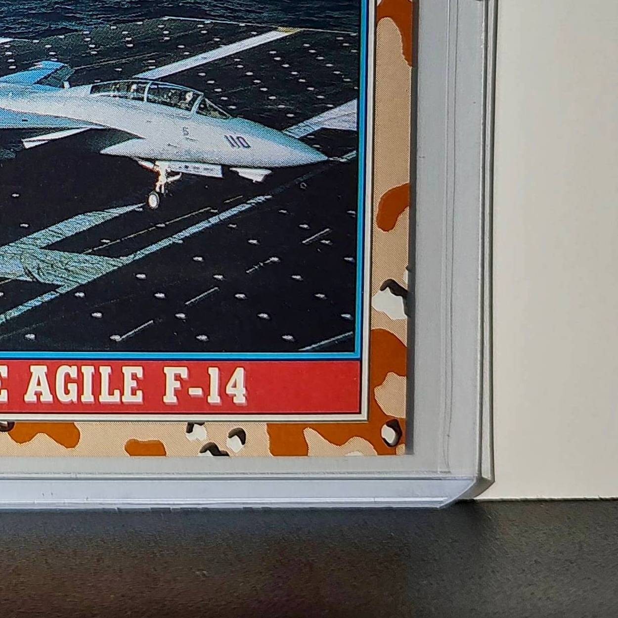 The Agile F-14 1991 Topps Desert Storm #114 Card