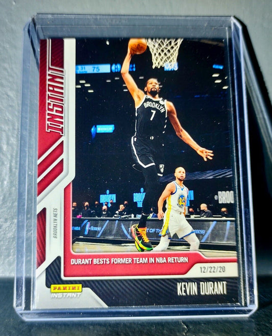 Kevin Durant 2020-21 Panini NBA Instant #22 Basketball Card 1 of 104