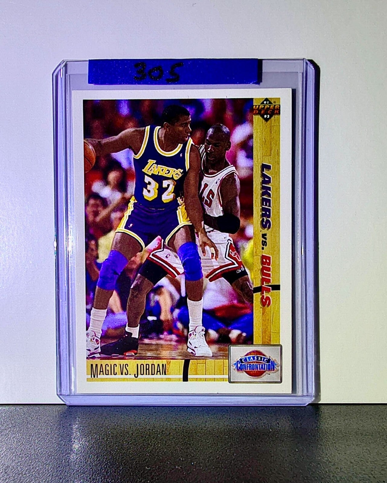 Magic Johnson Michael Jordan 1991-92 Upper Deck #34 Card Bulls