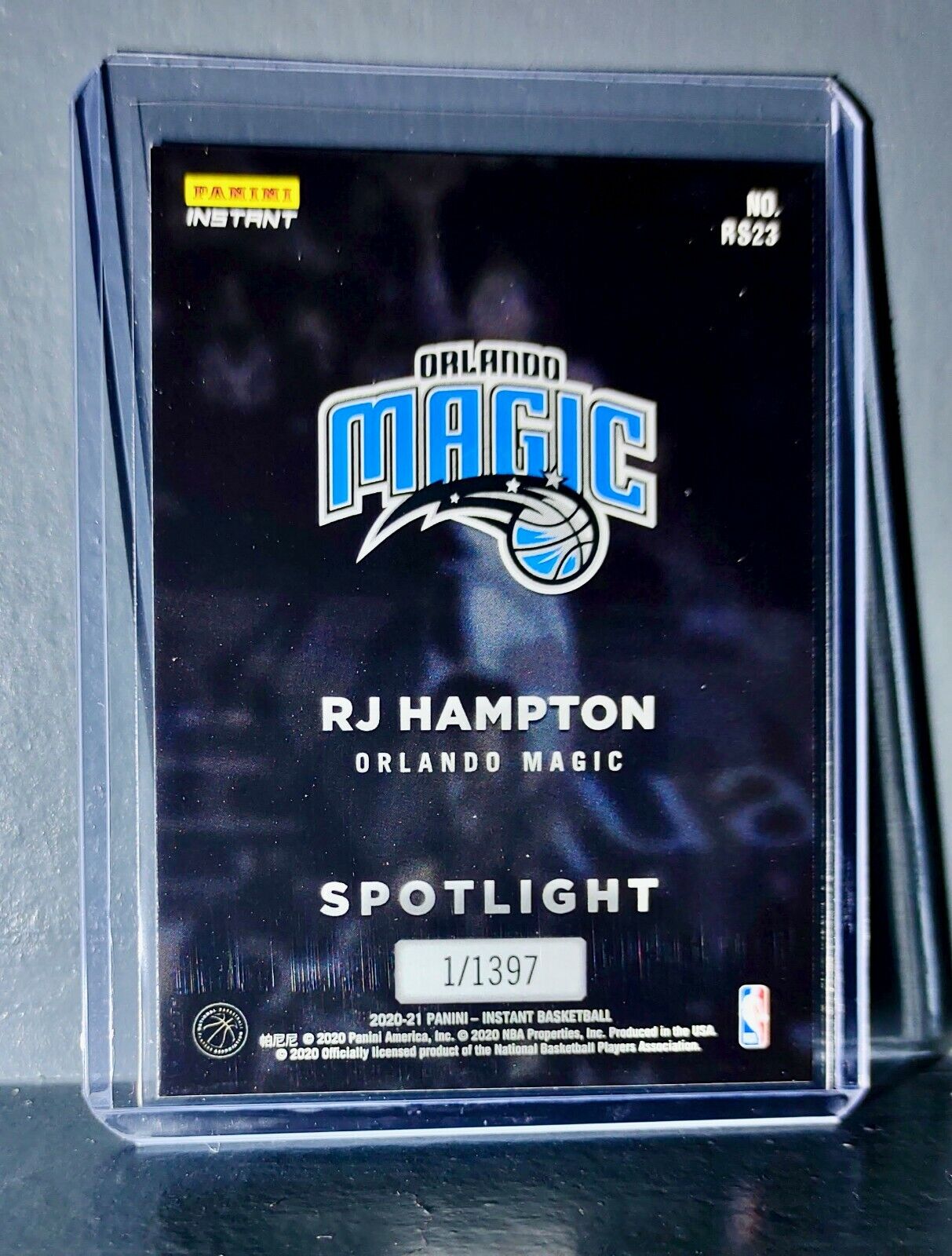 RJ Hampton Rookie Spotlight 2020-21 Panini NBA #23 Basketball Card 1 of 1397