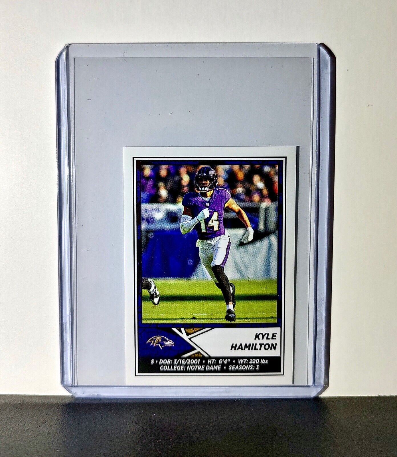 Kyle Hamilton 2024 Panini NFL Sticker #118 Baltimore Ravens