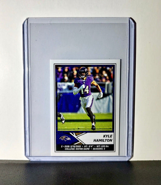 Kyle Hamilton 2024 Panini NFL Sticker #118 Baltimore Ravens