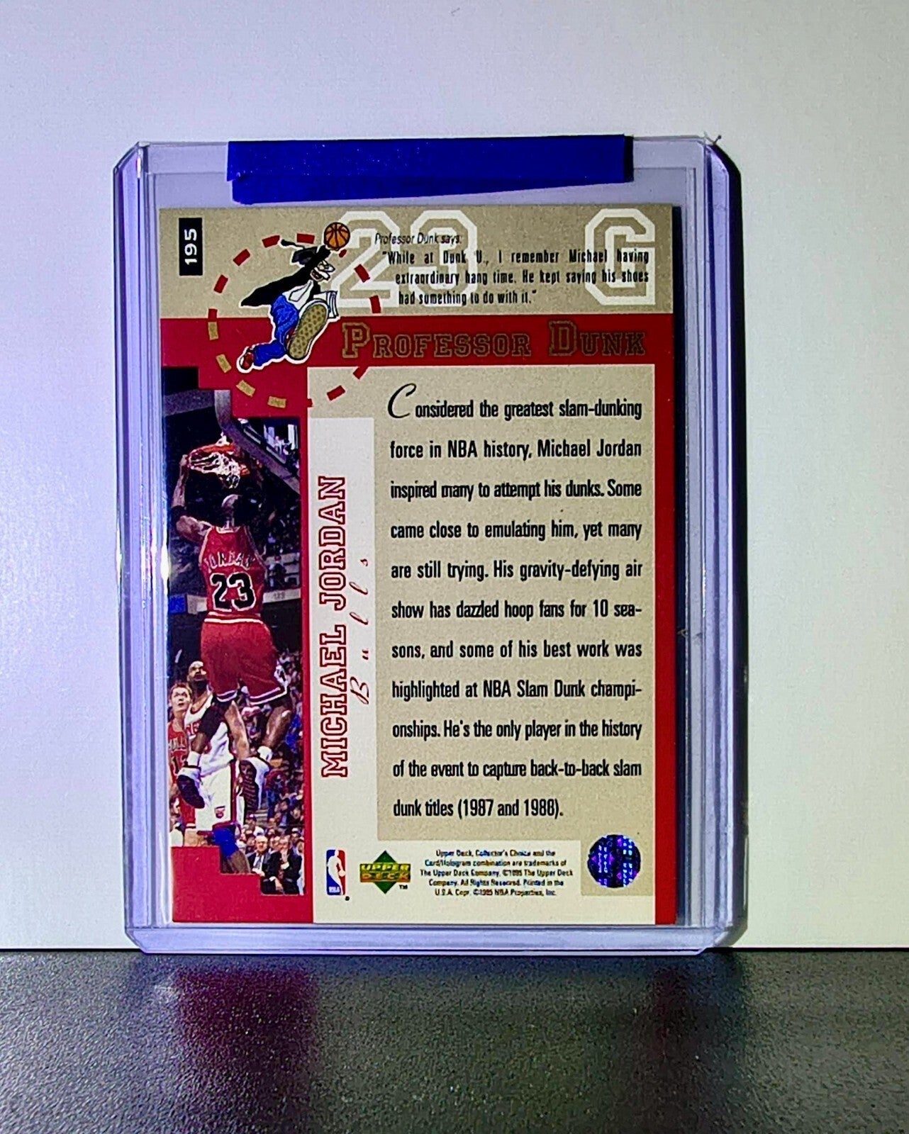 Michael Jordan 1995-96 Collector's Choice #195 Basketball Card Chicago Bulls