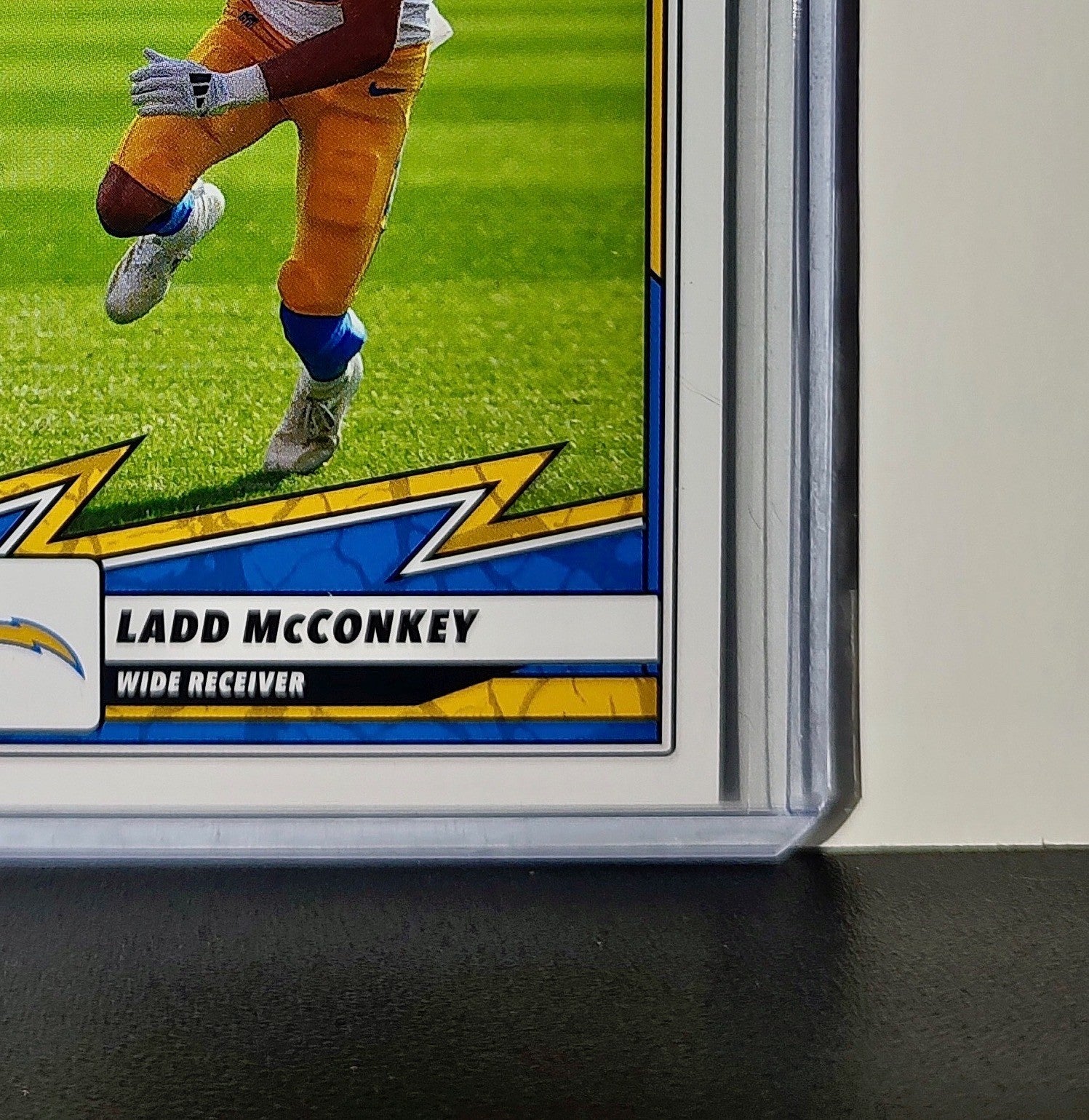 Ladd McConkey 2025 Panini NFL #64 Sticker Card Los Angeles Chargers