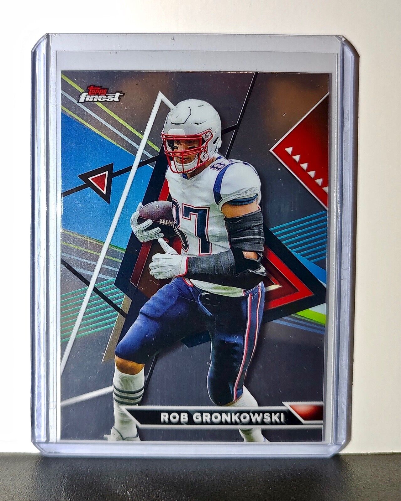 Rob Gronkowski 2023 Topps Finest NFL #213 Card New England Patriots