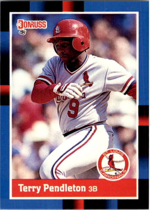 1988 Terry Pendleton Donruss Baseball Card #454