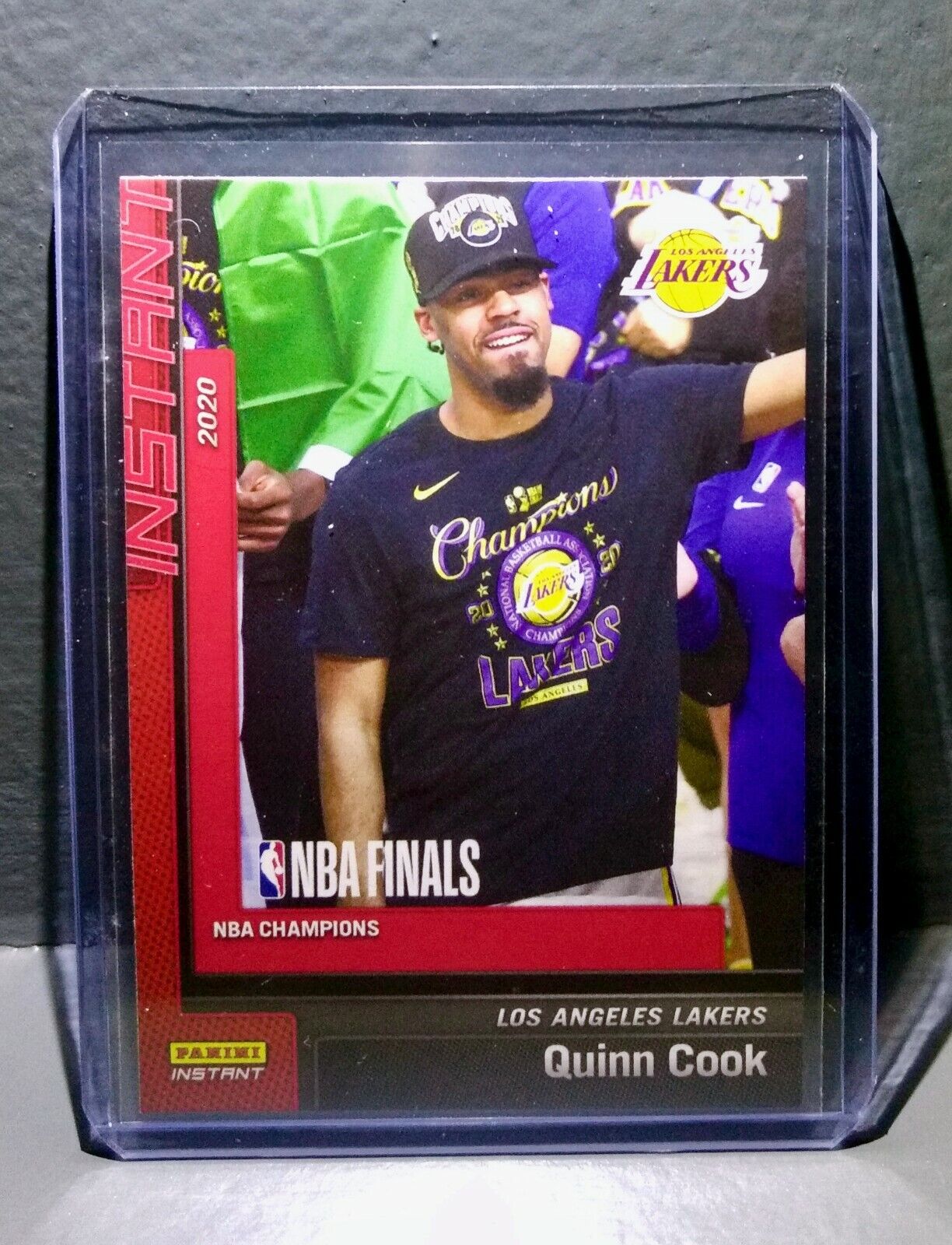 Quinn Cook 2020 Panini LA Lakers NBA Champions #7 Basketball Card