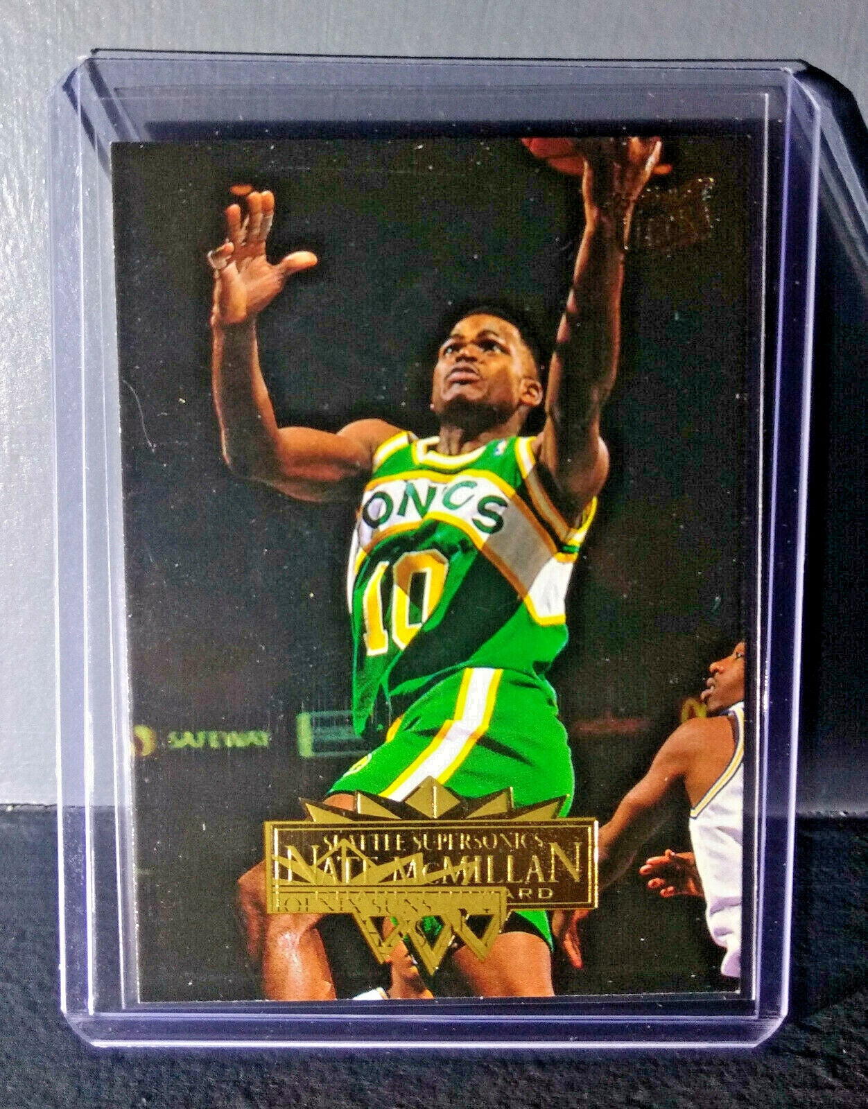 1995-96 Nate McMillan Fleer Ultra #173 Error Misprint Basketball Card