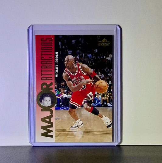 Michael Jordan 1995-96 Upper Deck Major Attractions #337 Card Chicago Bulls