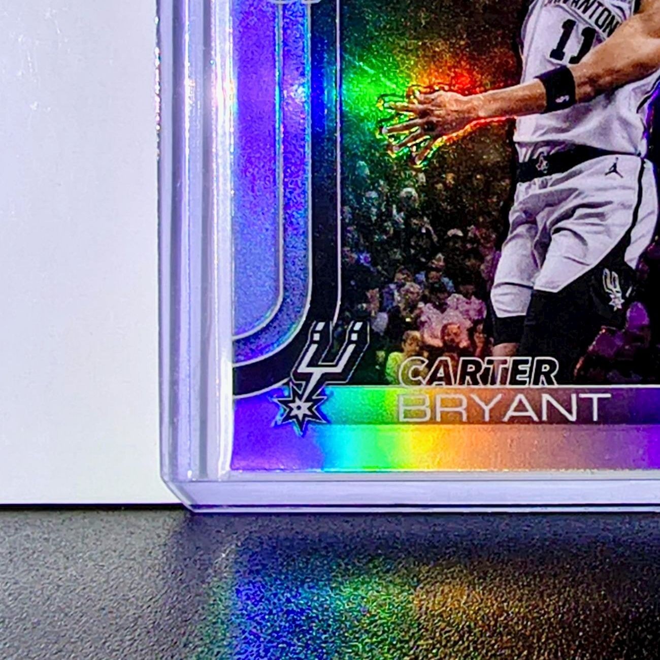Carter Bryant Rookie 2025-26 NBA Topps Chrome Update Refractor #164 Card Spurs