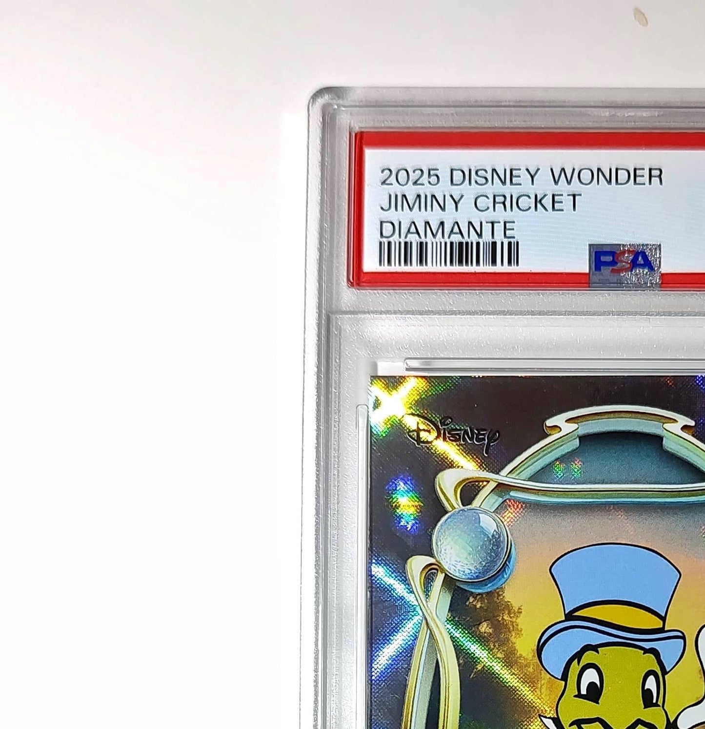Jiminy Cricket 2025 Topps Disney Wonder #10 Winter Variant Card Pinocchio PSA 9