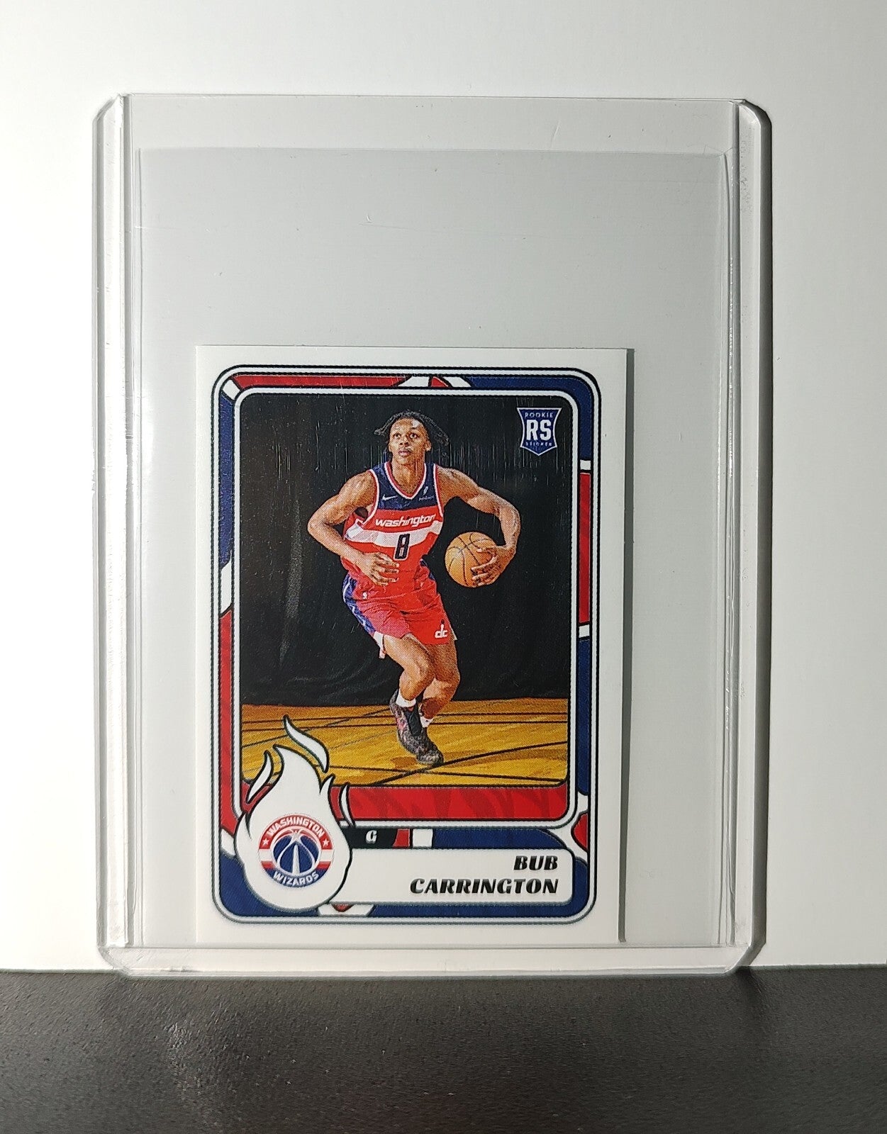 Bub Carrington 2024-25 Panini NBA #289 Sticker Card Washington Wizards