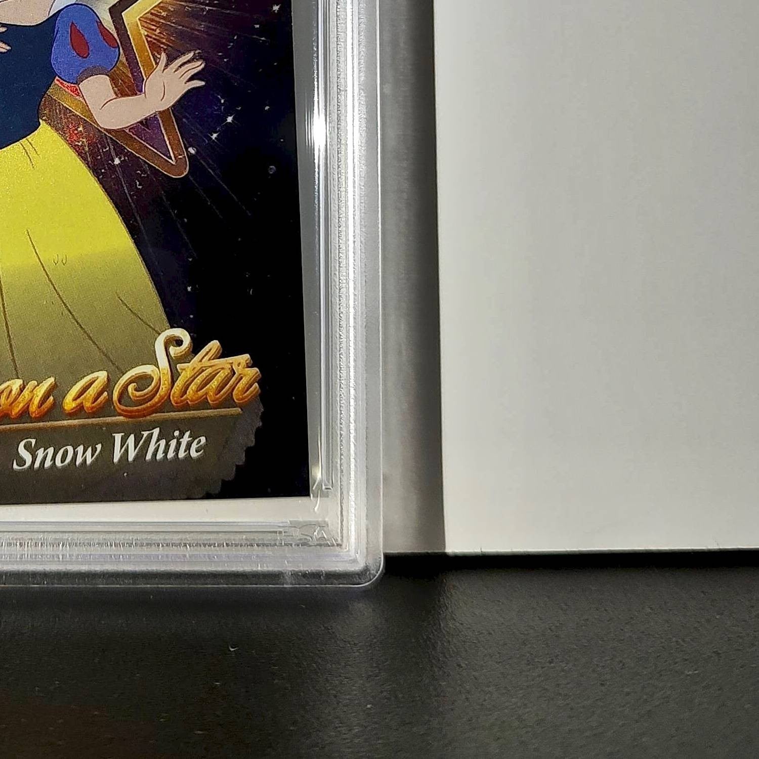 Snow White 2025 Topps Chrome Disney #W-13 Wish Upon A Star Die Cut Card PSA 9