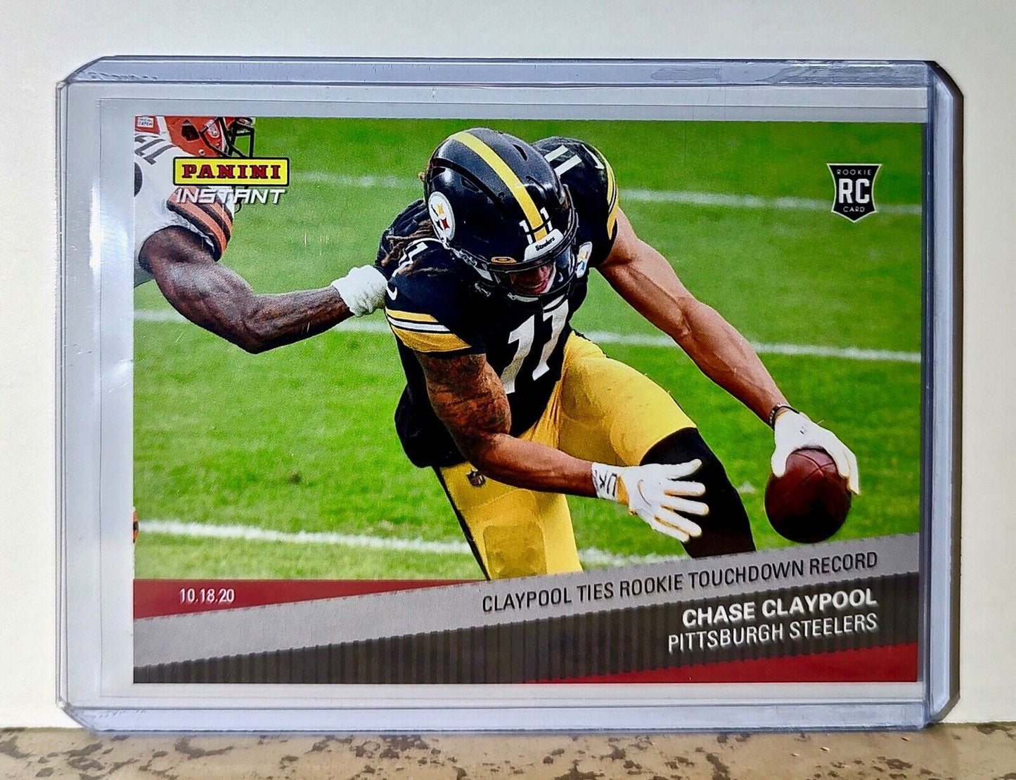 Chase Claypool 2020 Panini NFL #73 Rookie Football Card Steelers 1 of 241