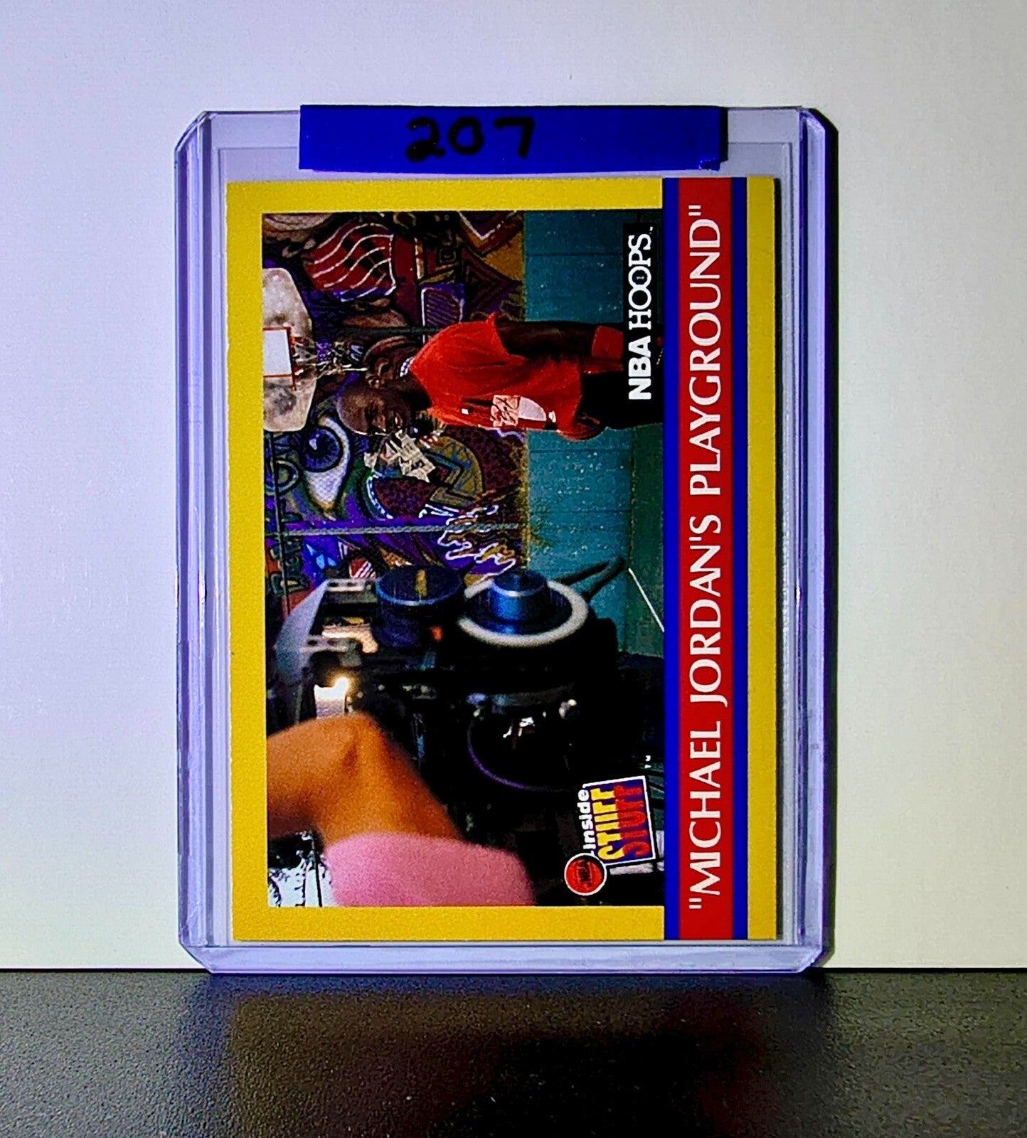 Michael Jordan 1990-91 NBA Hoops Jordan's Playground #382 Card Chicago Bulls