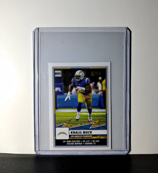 Khalil Mack 2025 Panini NFL #289 Sticker Los Angeles Chargers