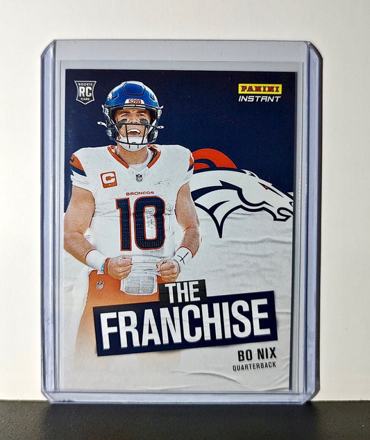 Bo Nix Rookie 2024 Panini The Franchise NFL #15 Football Card Raiders 1 of 319