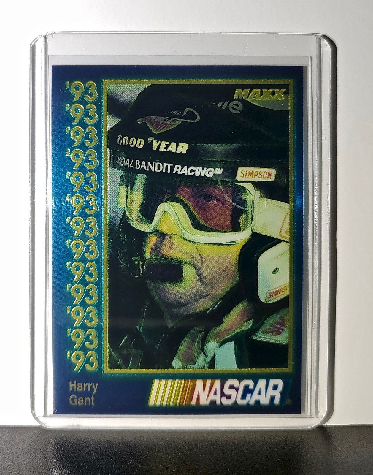 Harry Gant 1993 Maxx Premier Plus Racing #33 NASCAR Card Leo Jackson Motorsports