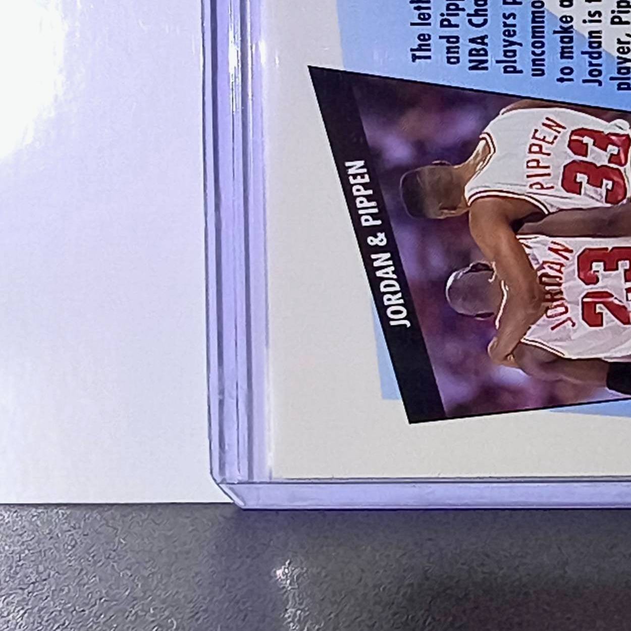 Michael Jordan Scottie Pippen 1991-92 Skybox #462 Basketball Card Chicago Bulls