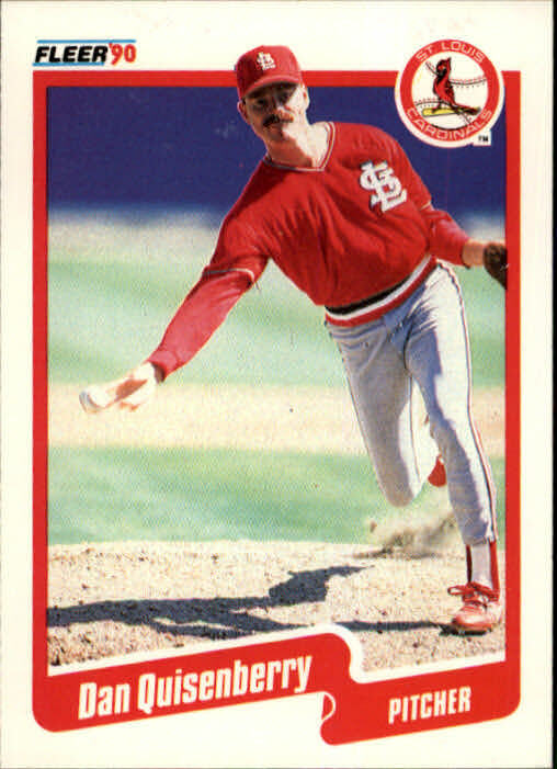 1990 Dan Quisenberry Fleer Baseball Card #259