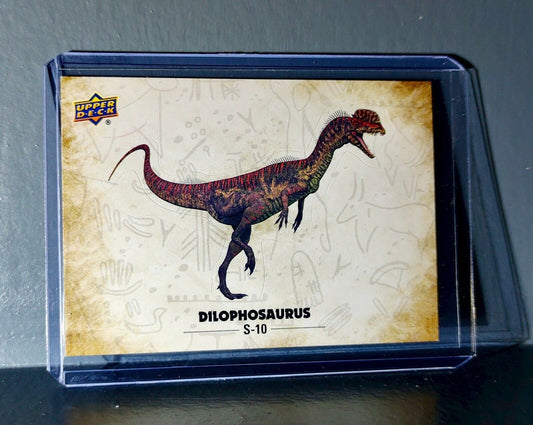 2015 Upper Deck Dinosaurs Dilophosaurus #S-10 Trading Sticker Card