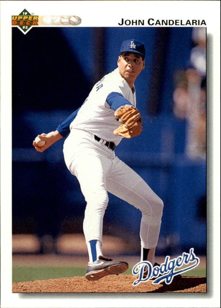 John Candelaria 1992 Upper Deck MLB #482 Baseball Card Los Angeles Dodgers