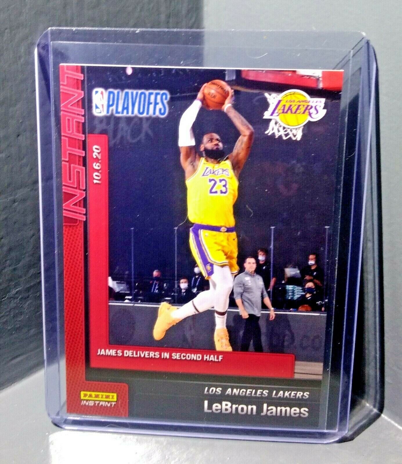 Lebron James 2019-20 Panini NBA Playoffs Instant #269 Basketball Card 1 of 148