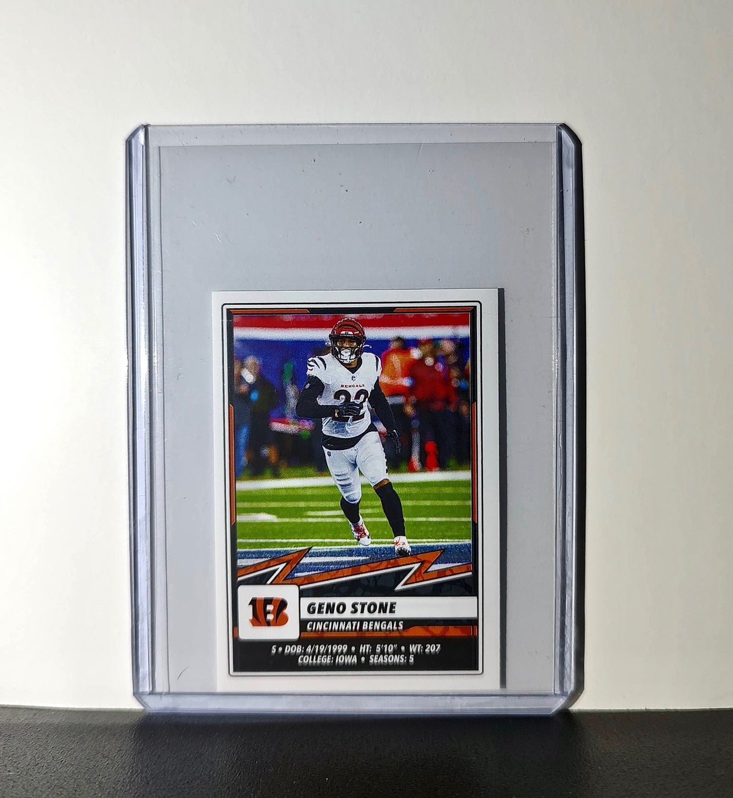 Geno Stone 2025 Panini NFL #131 Sticker Cincinnati Bengals