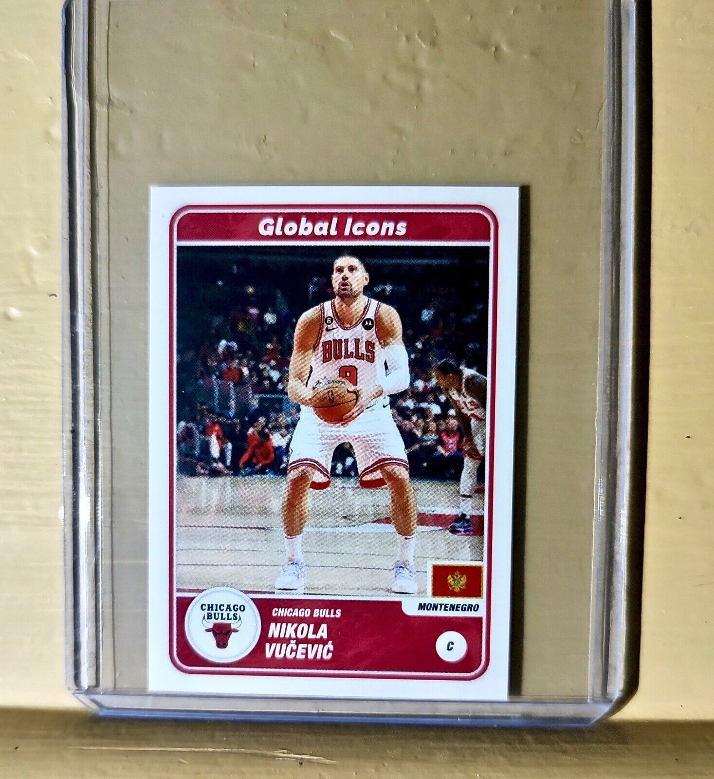 2023-24 Nikola Vučević Panini NBA Basketball #57 Global Icons Sticker