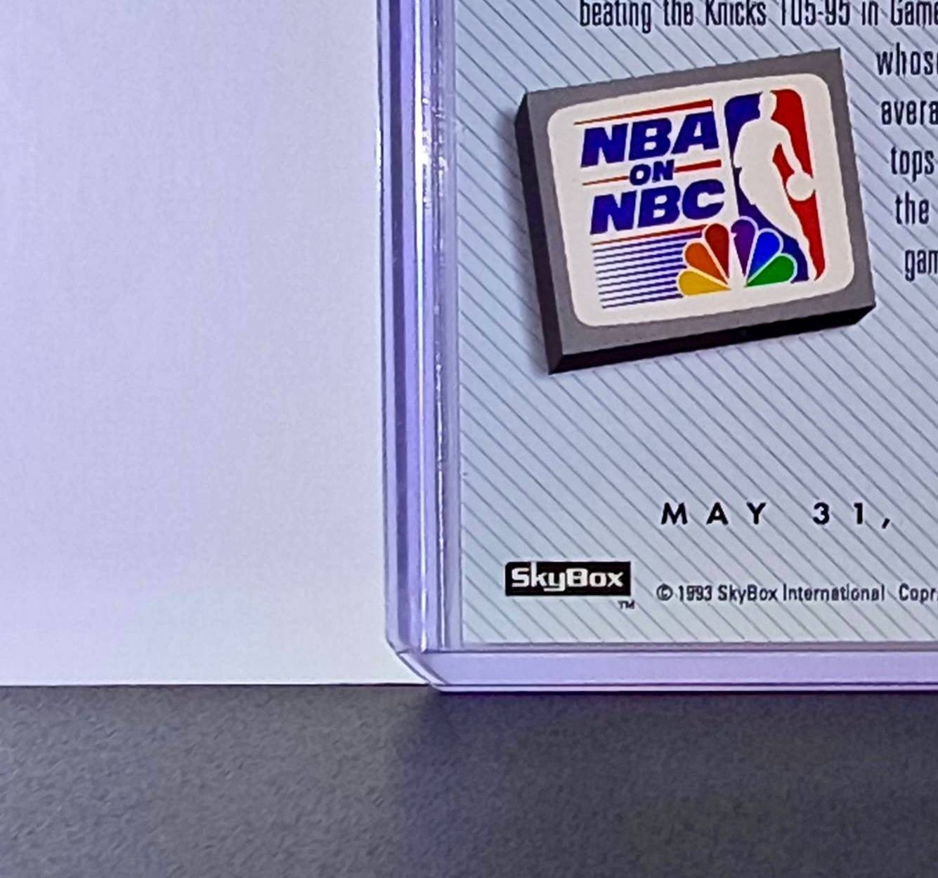 Michael Jordan 1993-94 Skybox Premium Edition NBA on NBC #14 HOF Card Bulls