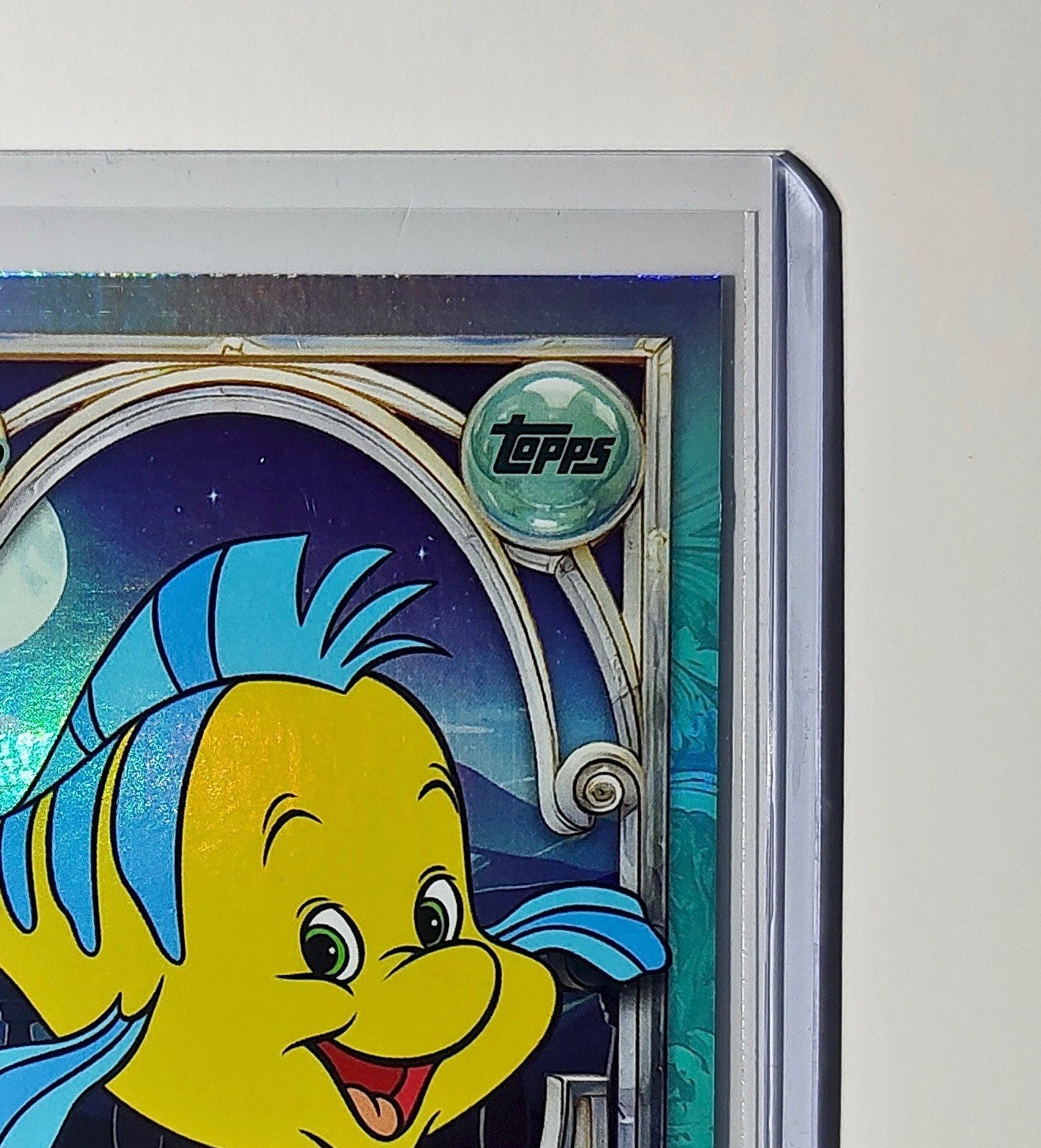 Flounder 2025 Topps Disney Wonder #122 Diamond Card The Little Mermaid
