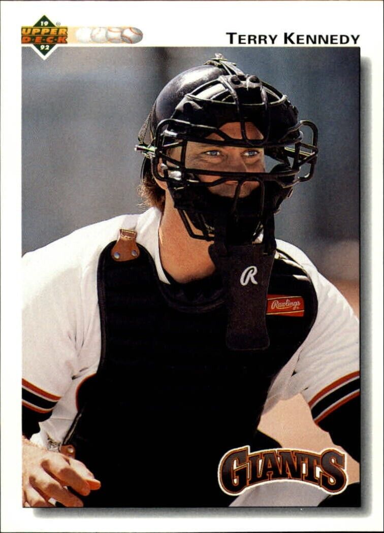 Terry Kennedy 1992 Upper Deck MLB #192 Baseball Card San Francisco Giants