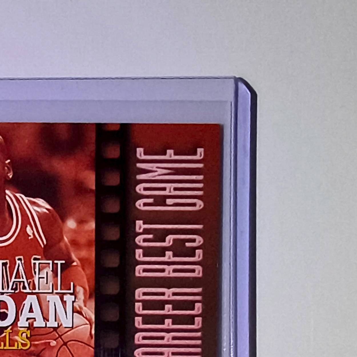 Michael Jordan 1996-97 Hoops  Career Best Game 335 Basketball Card Chicago Bulls