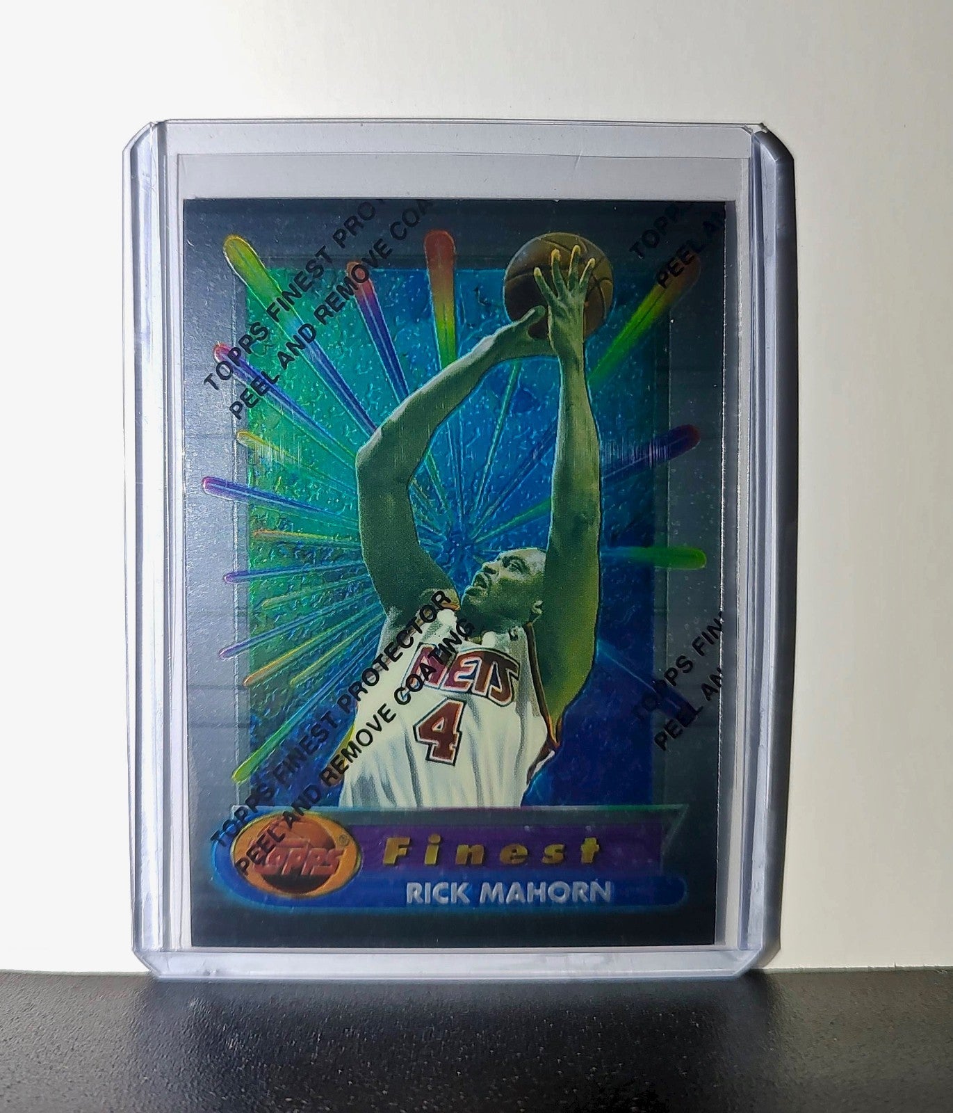 Rick Mahorn 1994-95 Topps Finest #296 Basketball Card