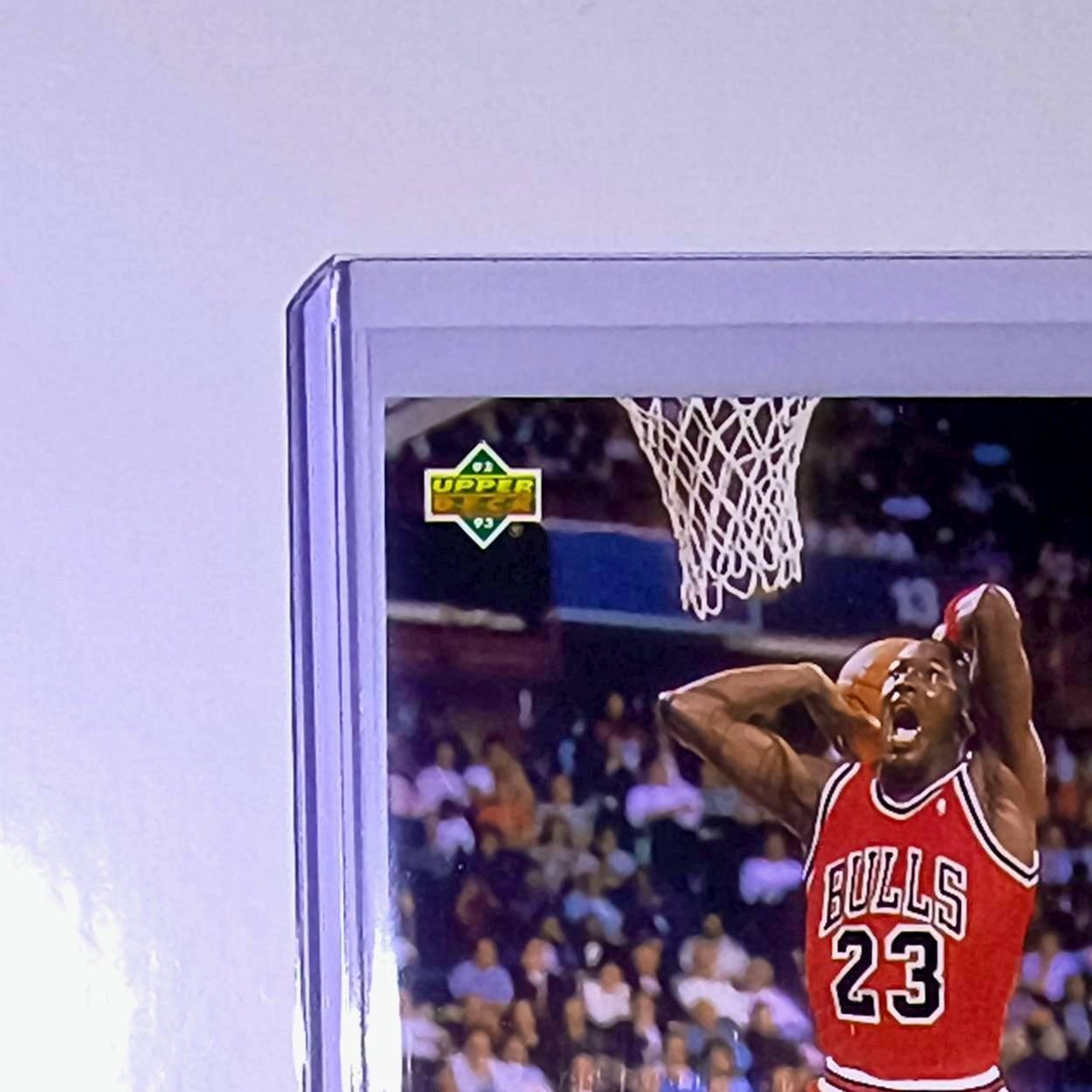Michael Jordan 1992-93 Upper Deck Game Faces #488 Basketball Card Chicago Bulls