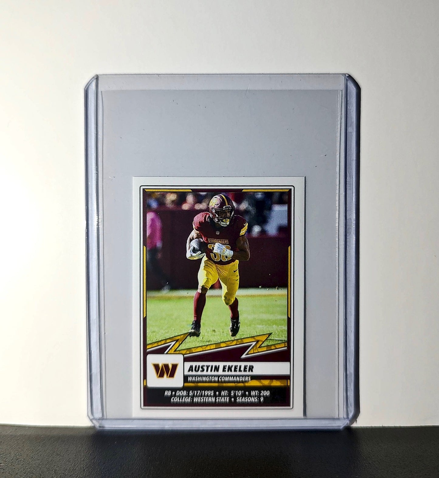 Austin Ekeler 2025 Panini NFL #346 Sticker Washington Commanders