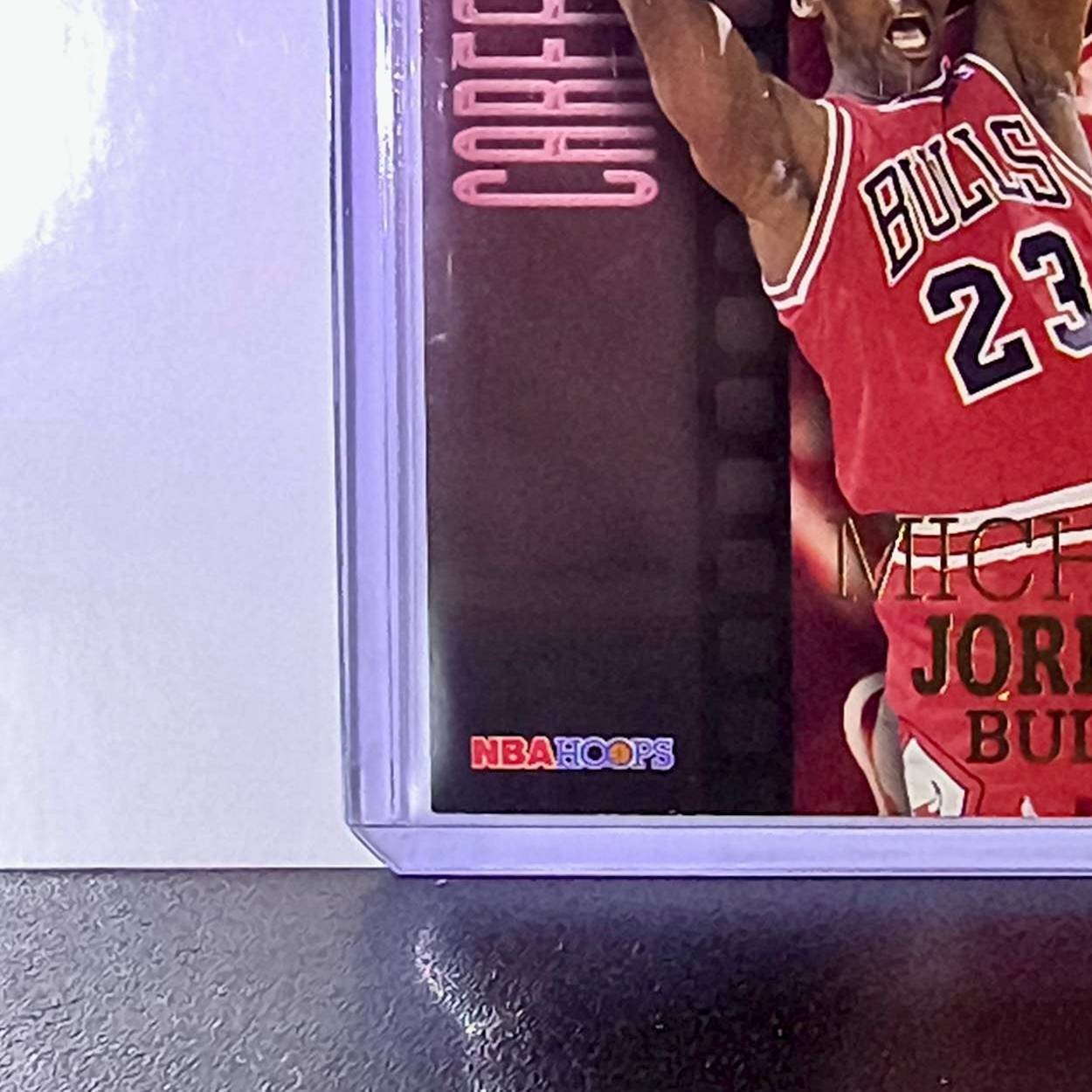 Michael Jordan 1996-97 Hoops  Career Best Game #335 Basketball Card Bulls