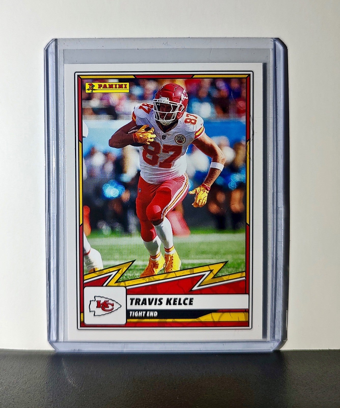 Travis Kelce 2025 Panini NFL #56 Sticker Card Kansas City Chiefs