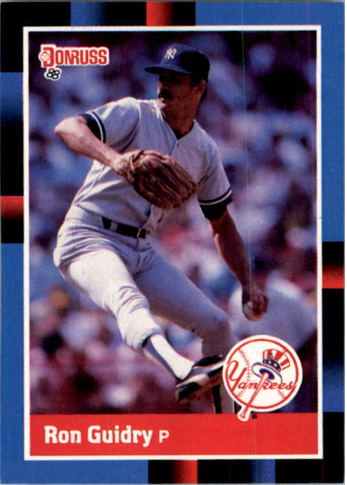 1988 Ron Guidry Donruss Baseball Card #175