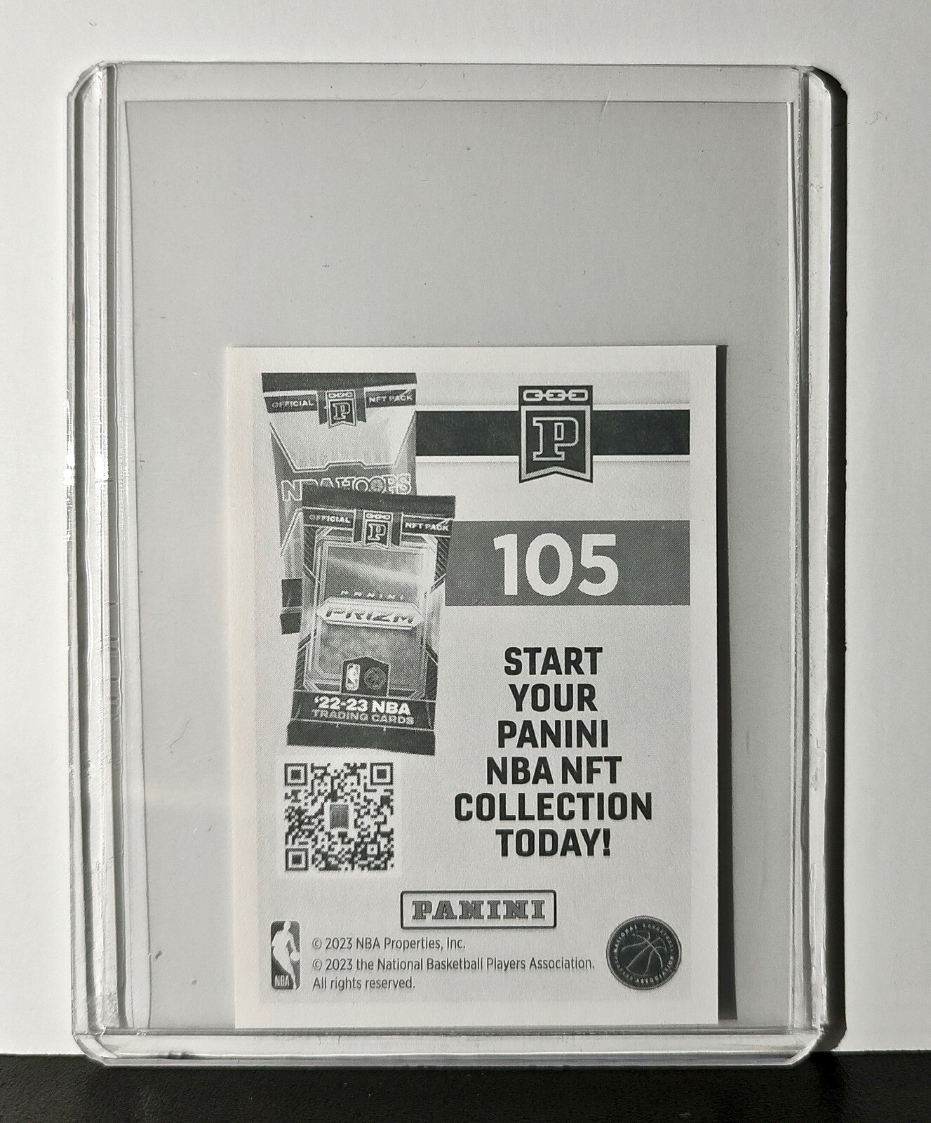 Clint Capela 2023-24 Panini NBA #105 Sticker Atlanta Hawks