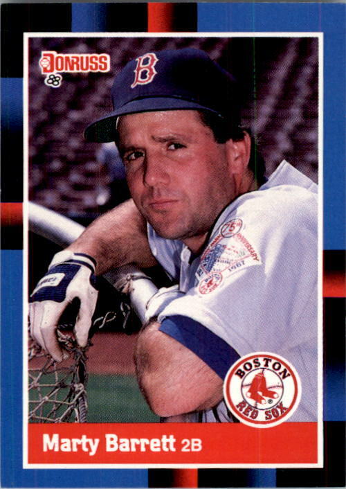 1988 Marty Barrett Donruss Baseball Card #276