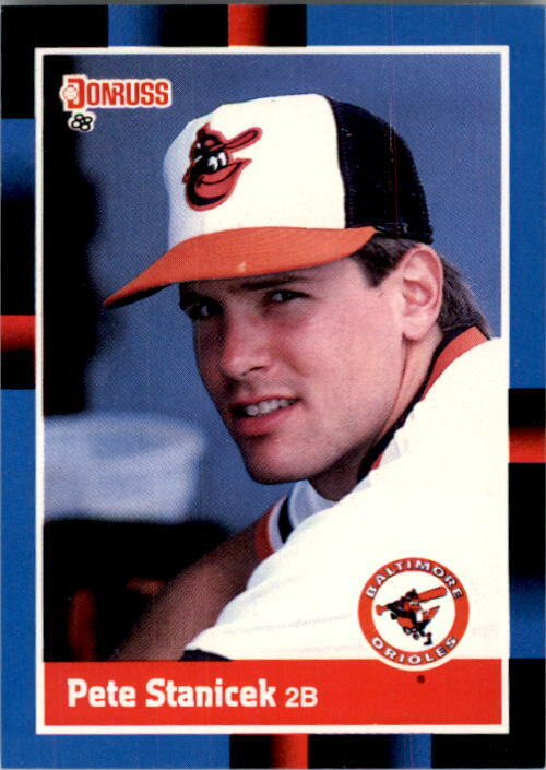 1988 Pete Stanicek Donruss Baseball Card #541