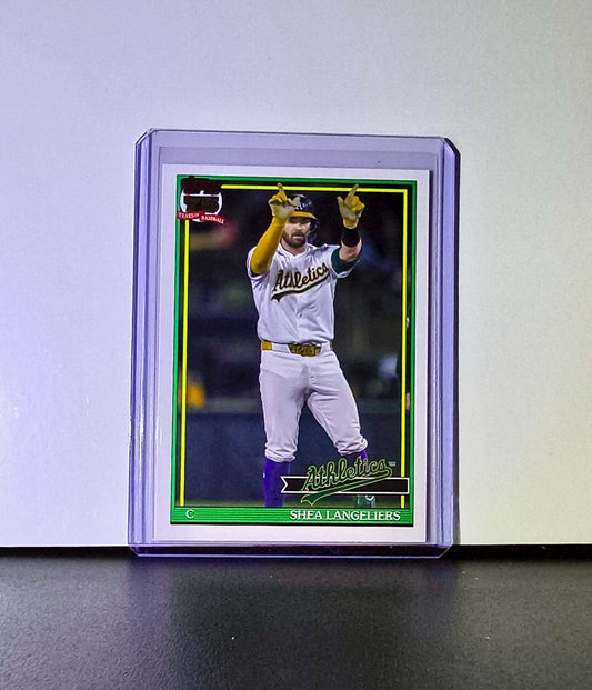 Shea Langeliers 2026 Topps Update 1991 Retro MLB #U91-23 Card Athletics