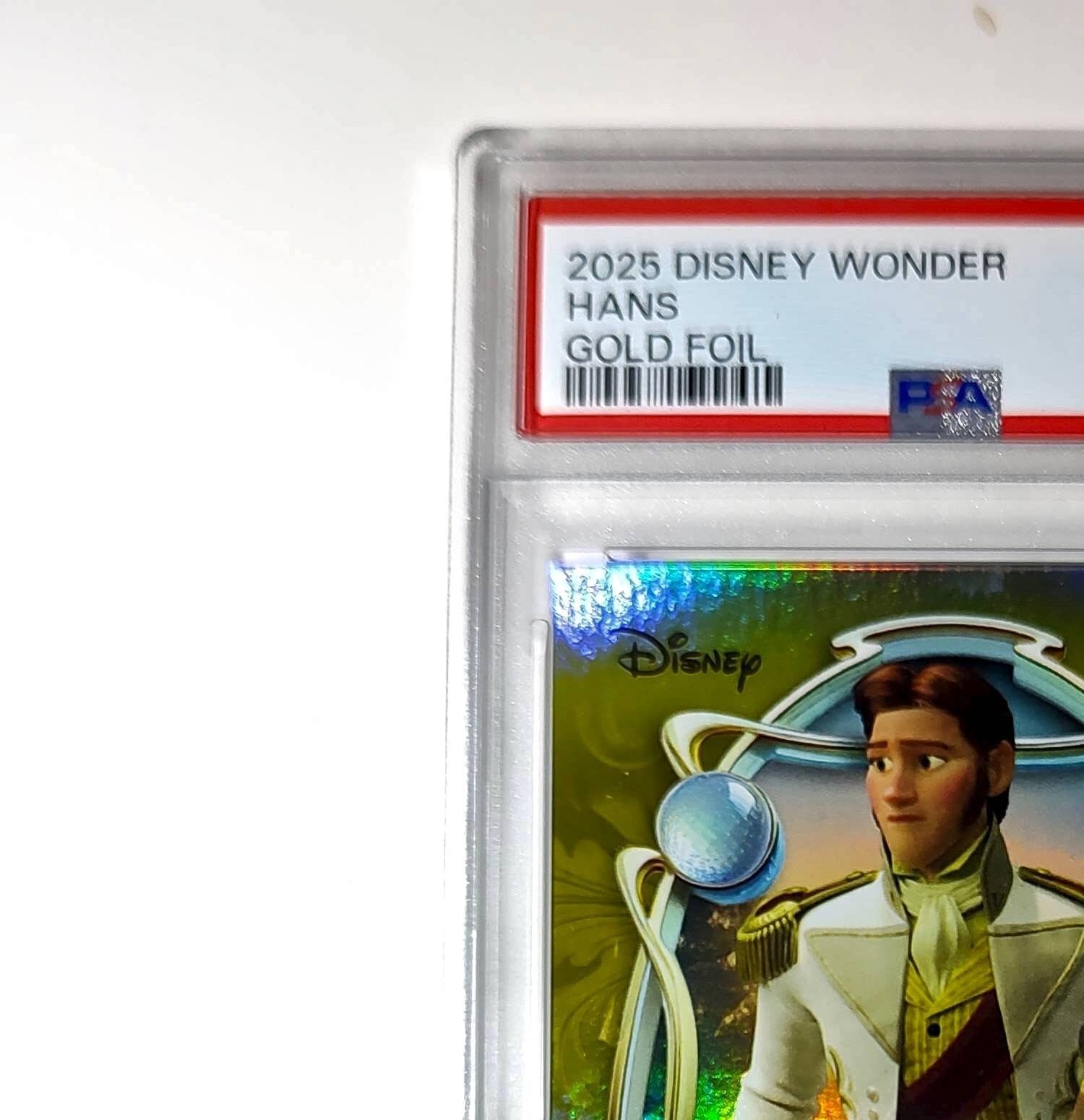 Hans 2025 Topps Disney Wonder #85 Winter Variant Card Frozen PSA 9