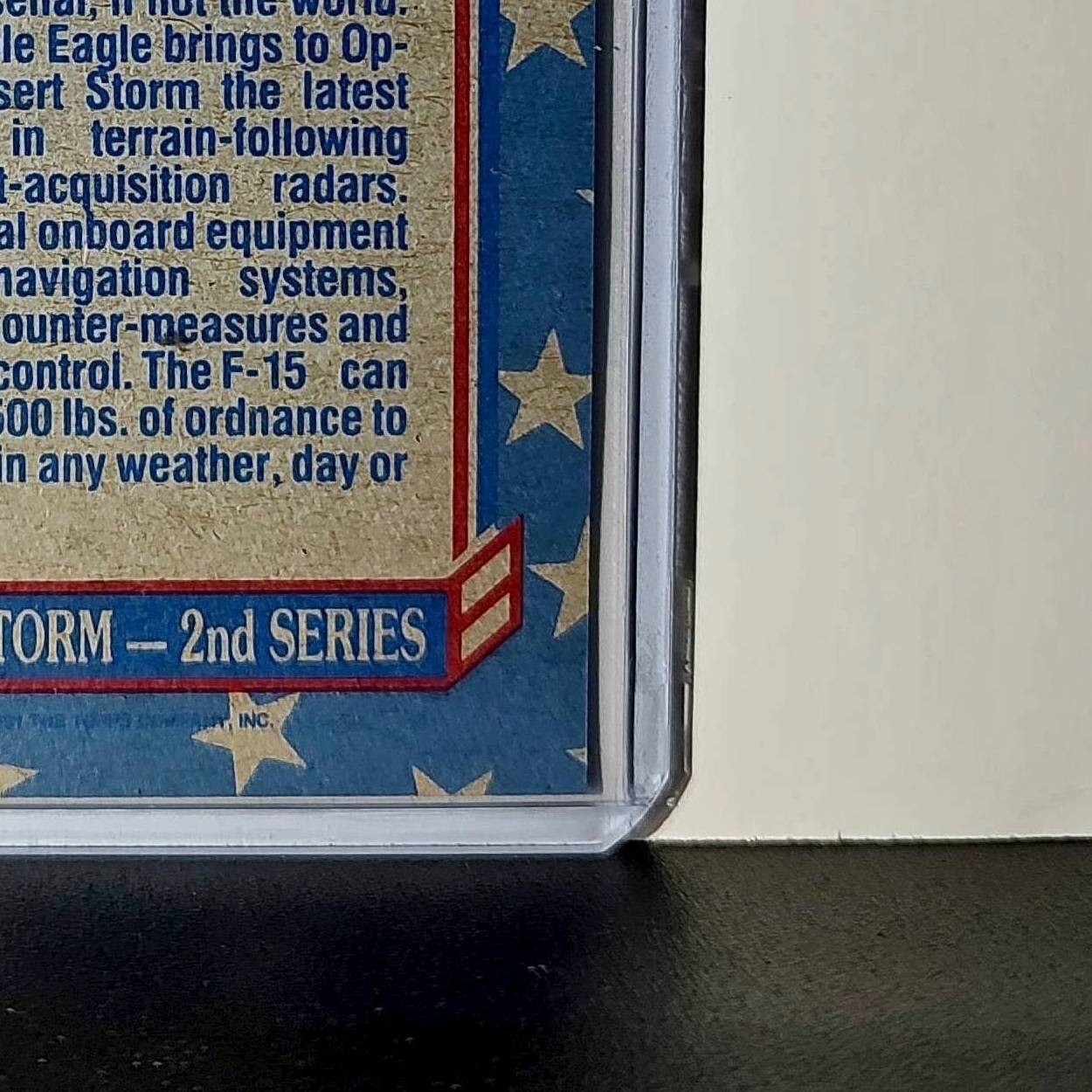 F-15 Eagle 1991 Topps Desert Storm #109 Card