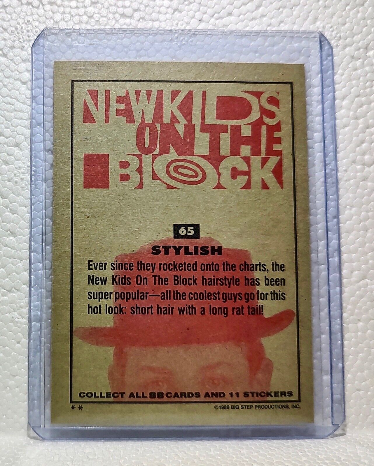 Stylish 1989 New Kids on the Block #65 Trading Card