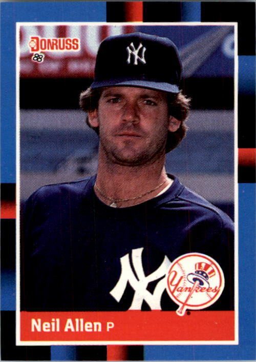 1988 Neil Allen Donruss Baseball Card #597