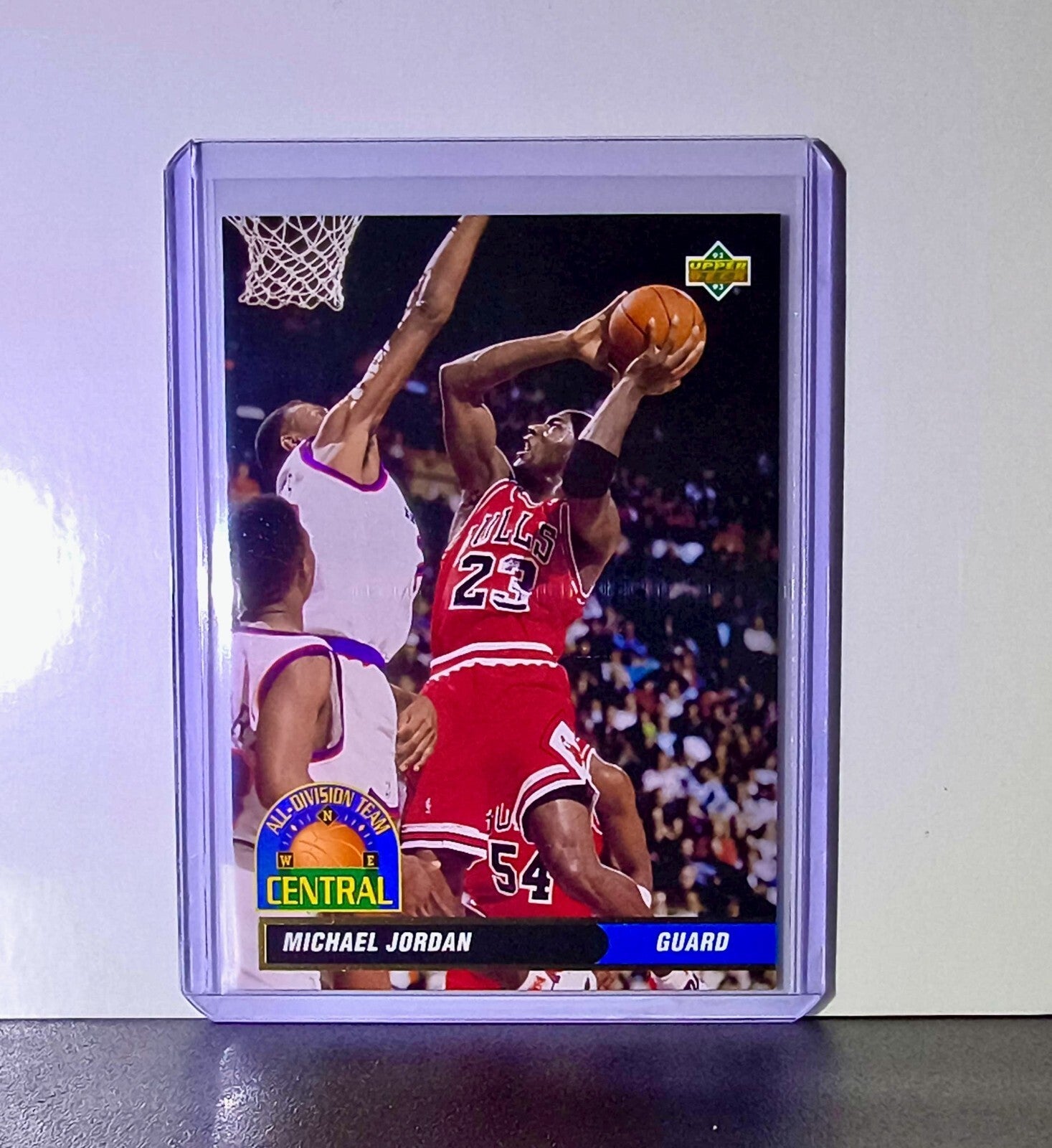 Michael Jordan 1992-93 Upper Deck All-Division Team #AD9 Card Chicago Bulls