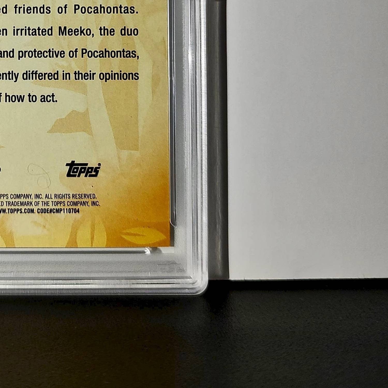 Flit and Meeko 2025 Topps Disney #FF-14 Furry Friends Card Pocahontas PSA 9 MT
